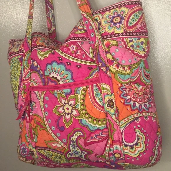Vera Bradley Bags Vera Bradley Paisley Floral Villager Pink